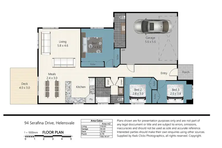 Floorplan of Homely house listing, 94 Serafina Drive, Helensvale QLD 4212