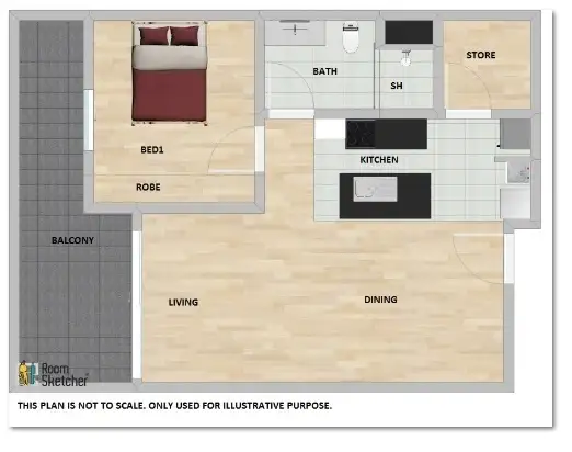 Floorplan of Homely apartment listing, 35/57 Benjamin Way, Belconnen ACT 2617