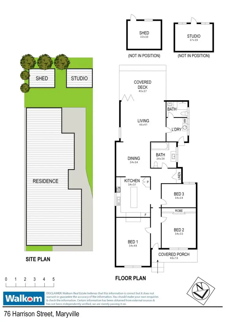 Floorplan of Homely house listing, 76 Harrison Street, Maryville NSW 2293