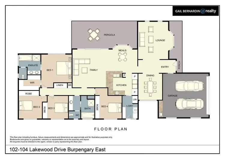 Floorplan of Homely rural property listing, 102-104 Lakewood Drive, Burpengary East QLD 4505