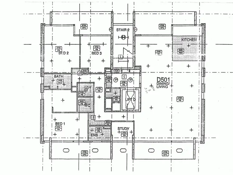 Floorplan of Homely apartment listing, D501/1 Moroney Avenue, Newcastle East NSW 2300