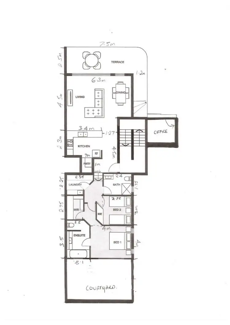 Floorplan of Homely apartment listing, 5/18 Edgar Bennett Ave., Noosa Heads QLD 4567