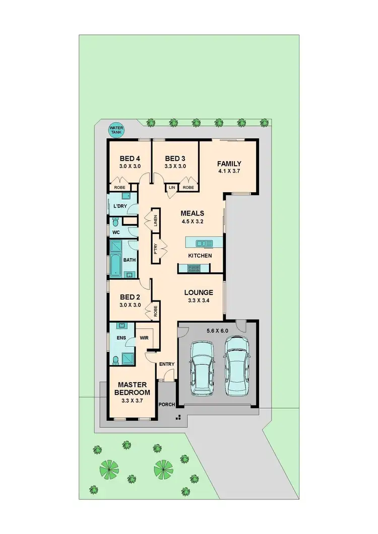 Floorplan of Homely house listing, 35 Wispering Circuit, Kilmore VIC 3764