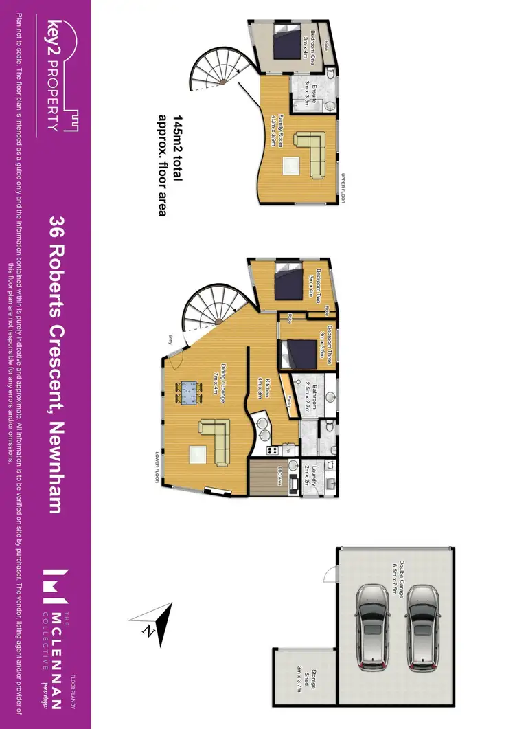Floorplan of Homely house listing, 36 Roberts Crescent, Newnham TAS 7248