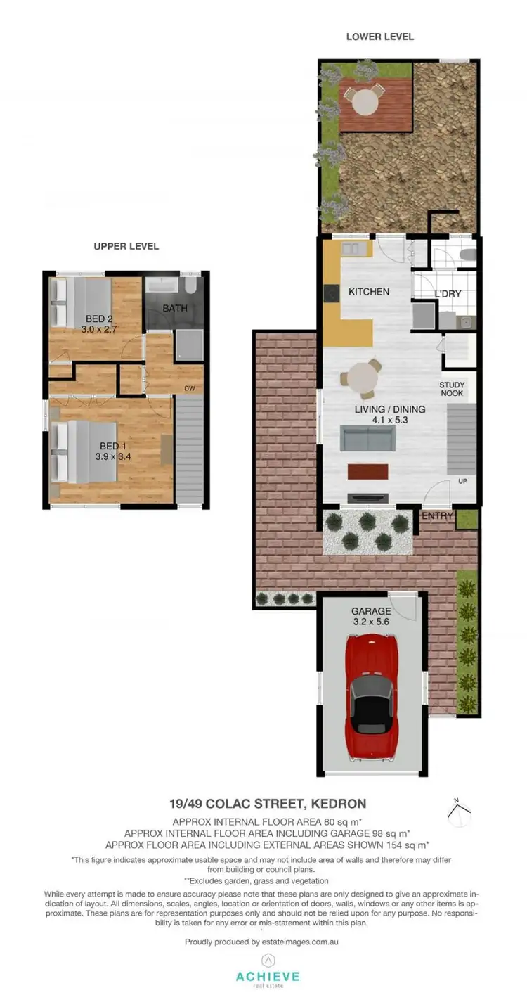 Floorplan of Homely townhouse listing, 19/49 Colac Street, Kedron QLD 4031