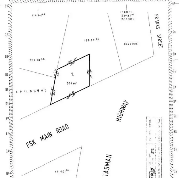Floorplan of Homely land listing, 25 Main St, St Marys TAS 7215
