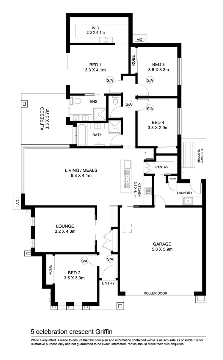Floorplan of Homely house listing, 5 Celebration Crescent, Griffin QLD 4503