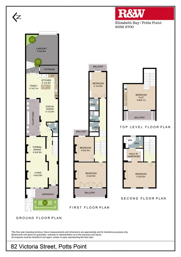 Floorplan of Homely house listing, 82 Victoria Street, Potts Point NSW 2011