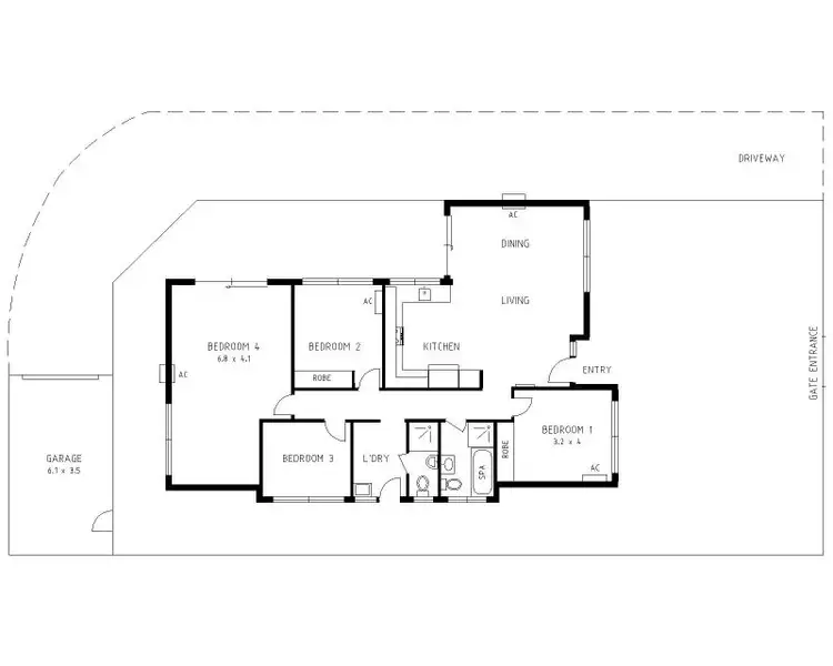 Floorplan of Homely house listing, 1/53 Moylan Street, Bentleigh East VIC 3165