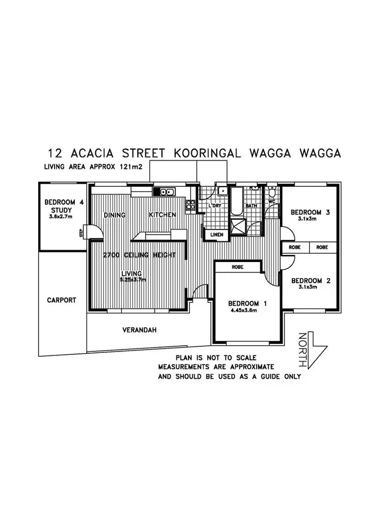 Floorplan of Homely house listing, 12 Acacia Street, Kooringal NSW 2650