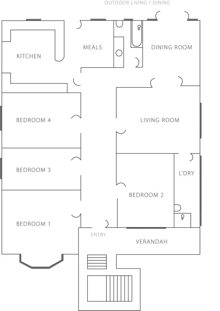 Floorplan of Homely house listing, 15 Swan Street, North Hobart TAS 7000