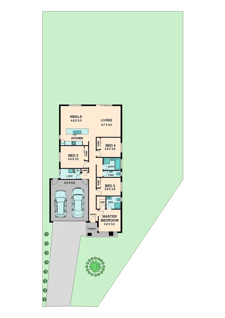 Floorplan of Homely house listing, 20 COOLABAH STREET, Broadford VIC 3658