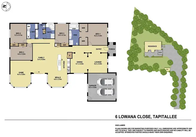 Floorplan of Homely house listing, 6 Lowana Close, Tapitallee NSW 2540