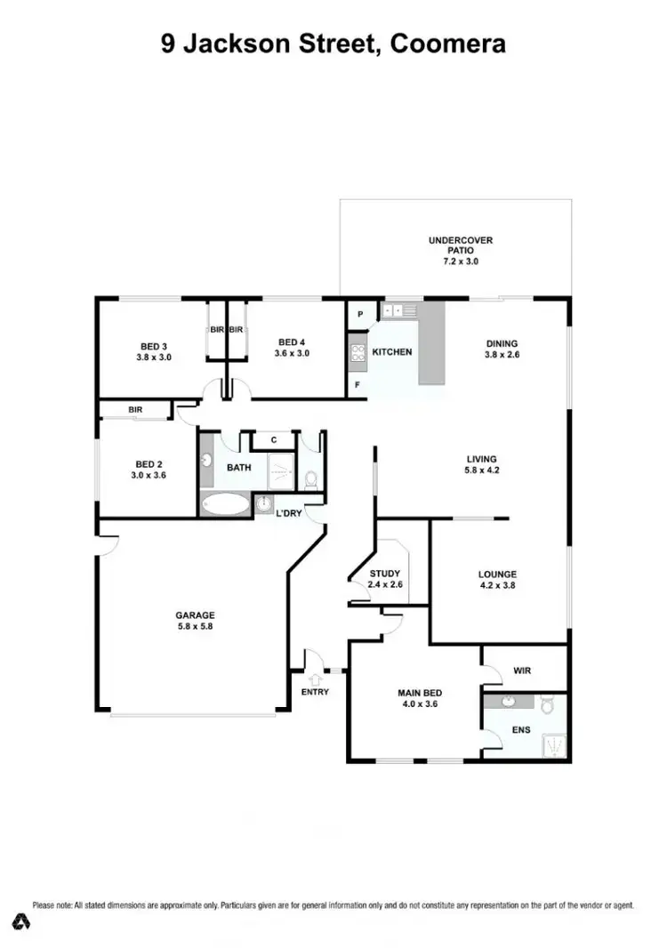 Floorplan of Homely house listing, 9 Jackson Street, Coomera QLD 4209