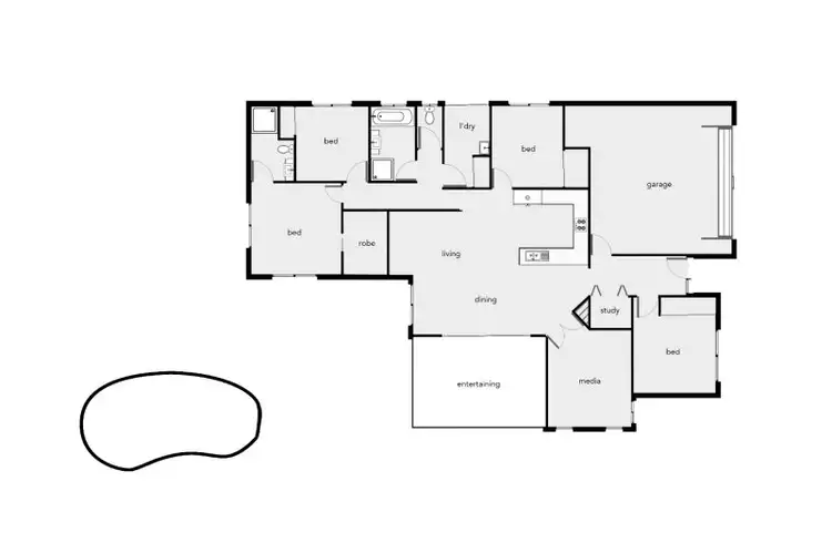 Floorplan of Homely house listing, 15 Alander Payet Close, Redlynch QLD 4870