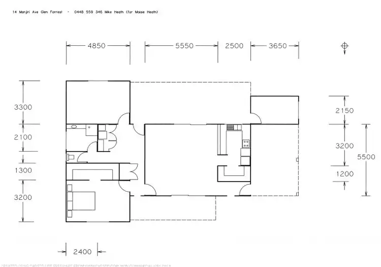Floorplan of Homely house listing, 14 Manjiri Drive, Glen Forrest WA 6071
