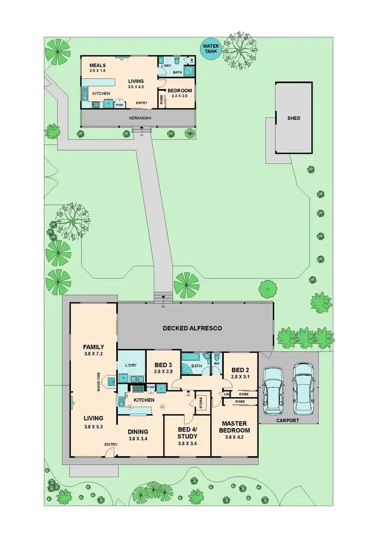 Floorplan of Homely house listing, 37 First Street, Broadford VIC 3658