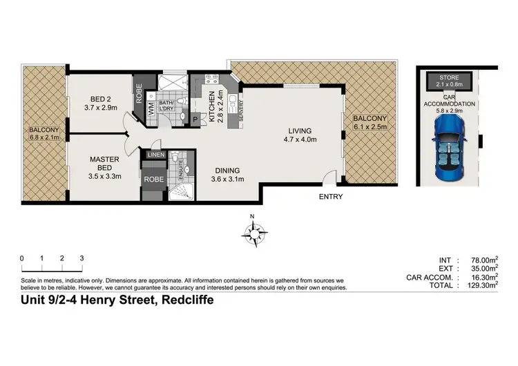 Floorplan of Homely unit listing, 9/2-4 Henry Street, Redcliffe QLD 4020