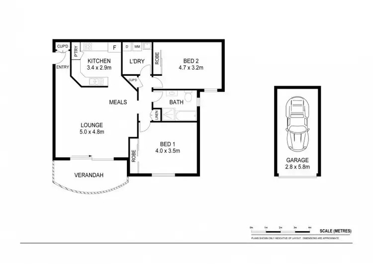 Floorplan of Homely unit listing, 20/21-27 Sylvan Beach Esplanade, Bellara QLD 4507