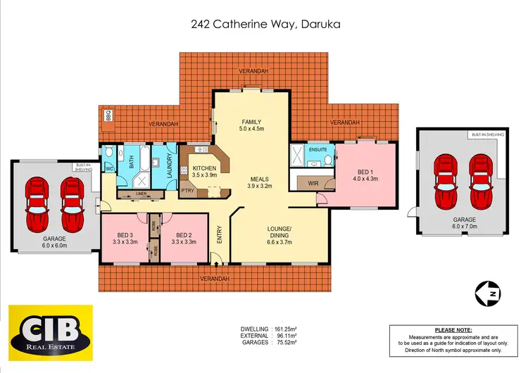 Floorplan of Homely rural property listing, 242 Catherine Way, Daruka NSW 2340