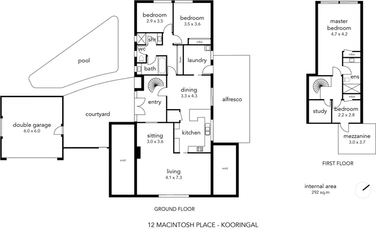 Floorplan of Homely house listing, 12 Macintosh Place, Kooringal NSW 2650