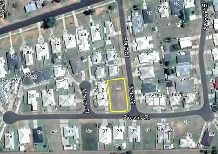 Floorplan of Homely land listing, 6 Platz Street, Chinchilla QLD 4413