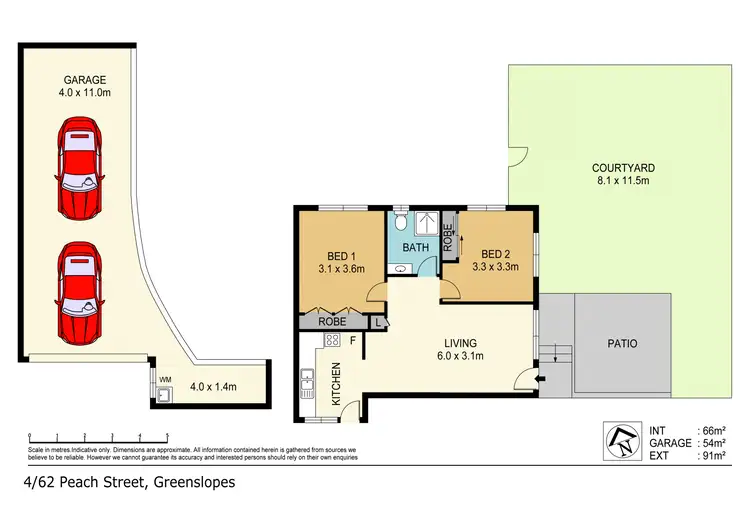 Floorplan of Homely unit listing, 4/62 Peach Street, Greenslopes QLD 4120