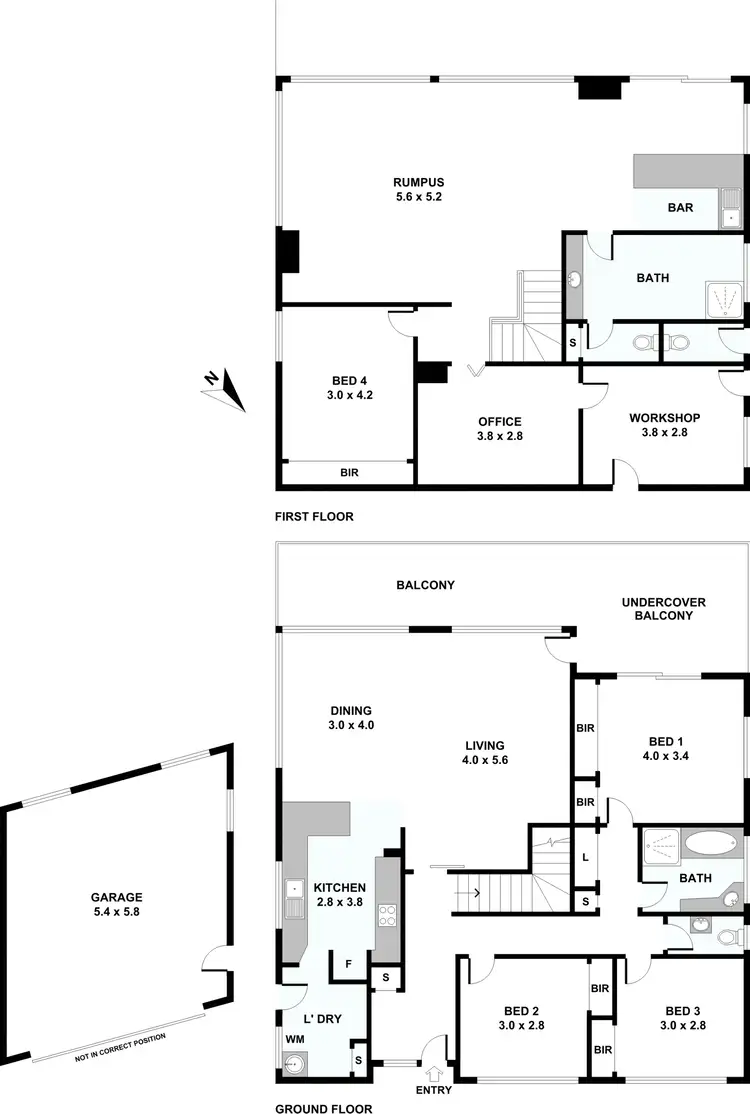 Floorplan of Homely house listing, 14 Meehan Place, Kirrawee NSW 2232