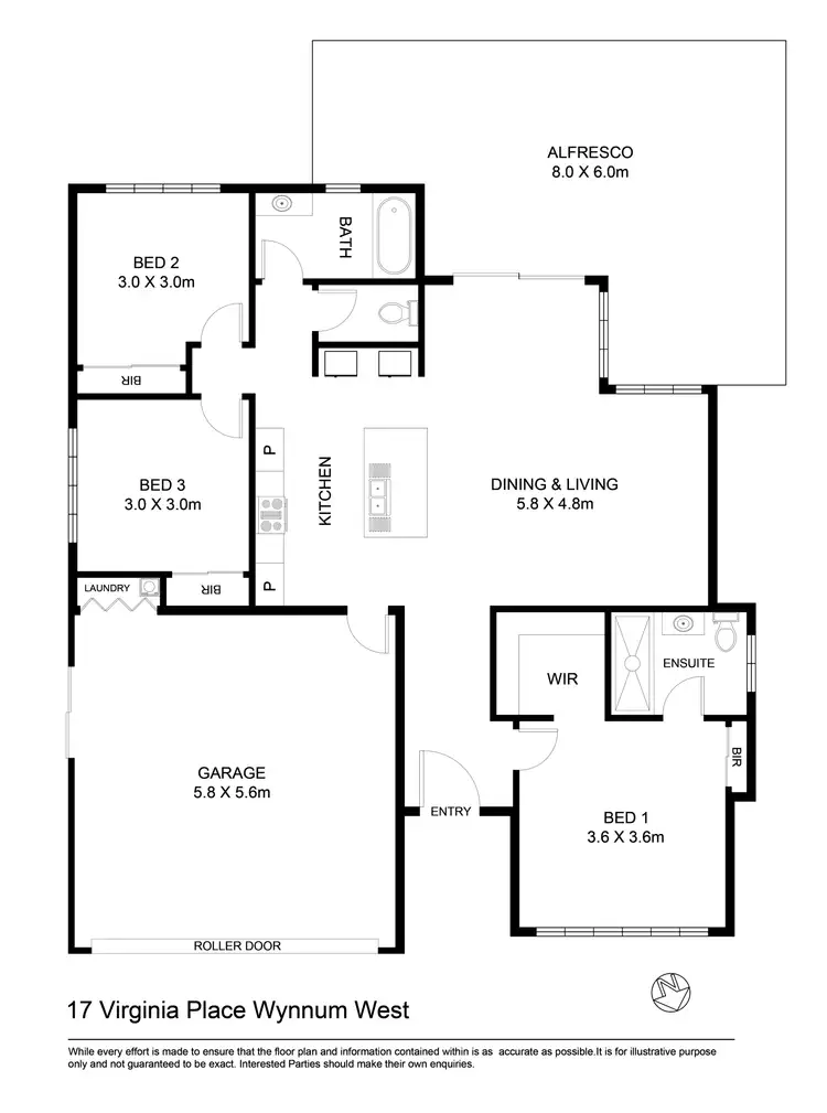 Floorplan of Homely house listing, 17 VIRGINIA PL, Wynnum West QLD 4178