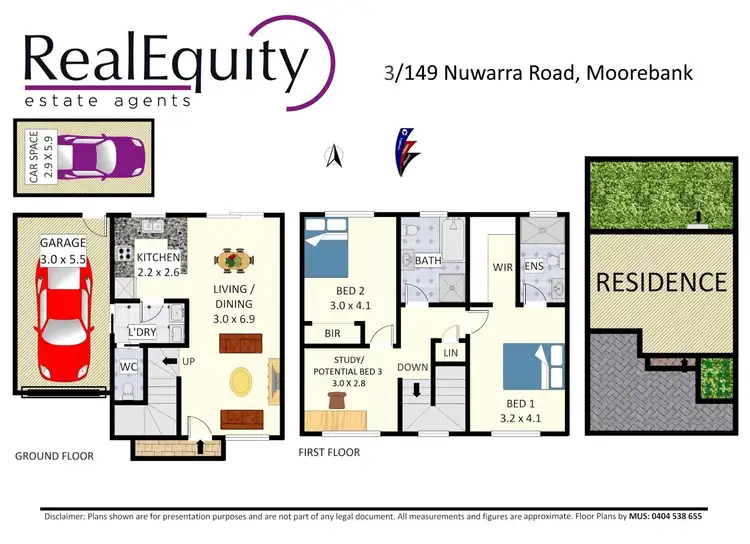 Floorplan of Homely townhouse listing, 3/149 Nuwarra Road, Moorebank NSW 2170