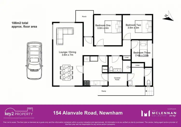 Floorplan of Homely house listing, 154 Alanvale Road, Newnham TAS 7248