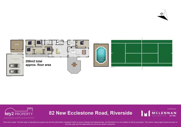 Floorplan of Homely house listing, 82 New Ecclestone Road, Riverside TAS 7250