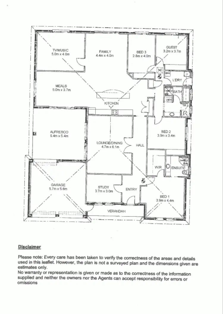 Floorplan of Homely house listing, Address available on request