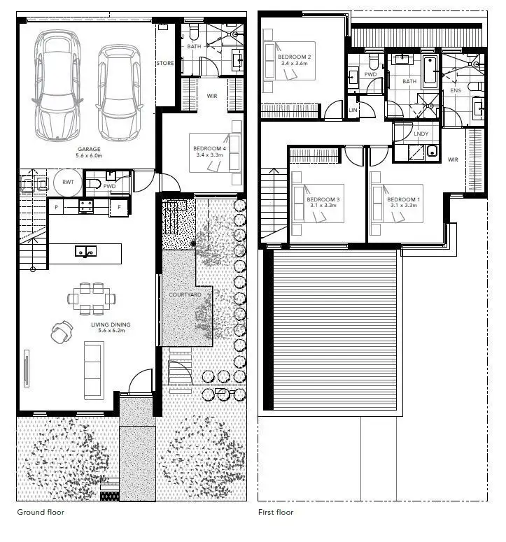 Floorplan of Homely townhouse listing, Lot 21 430 Blackshaws RD, Altona North VIC 3025