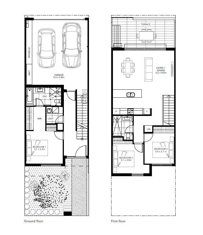 Floorplan of Homely townhouse listing, Lot 40 430 Blackshaws RD, Altona North VIC 3025