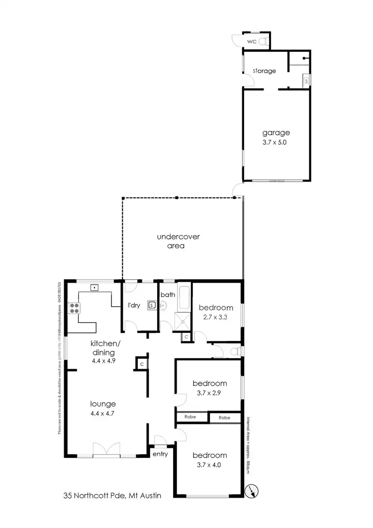 Floorplan of Homely house listing, 35 Northcott Parade, Mount Austin NSW 2650