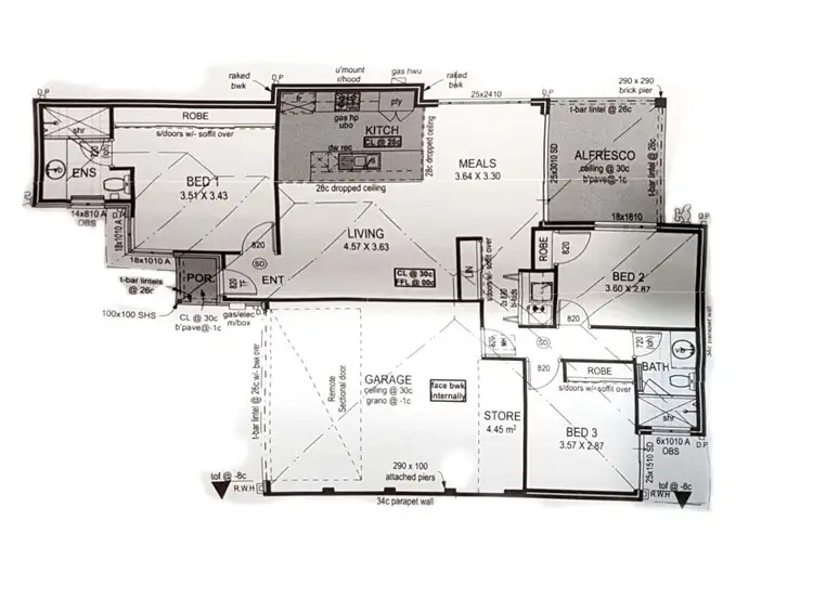 Floorplan of Homely unit listing, Unit C/6 Pomfret Road, Spearwood WA 6163