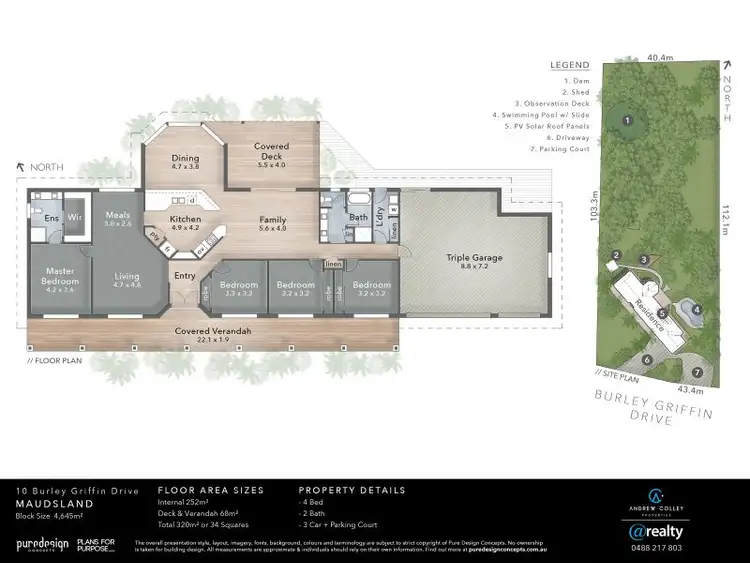 Floorplan of Homely house listing, 10 Burley Griffin Drive, Maudsland QLD 4210