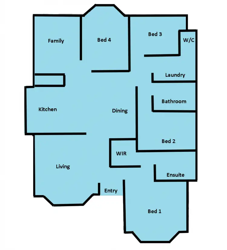 Floorplan of Homely house listing, 4 Paluma Court, Warnbro WA 6169