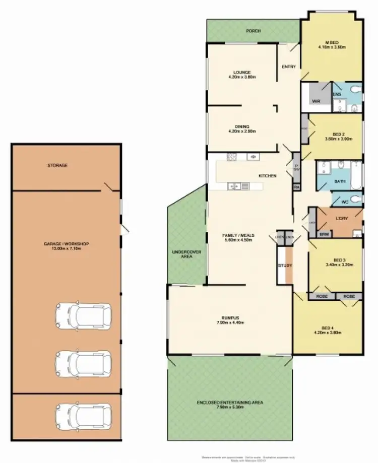 Floorplan of Homely house listing, 585 Kemp Street, Lavington NSW 2641
