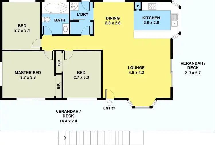 Floorplan of Homely house listing, 23 Jones Road, Buderim QLD 4556