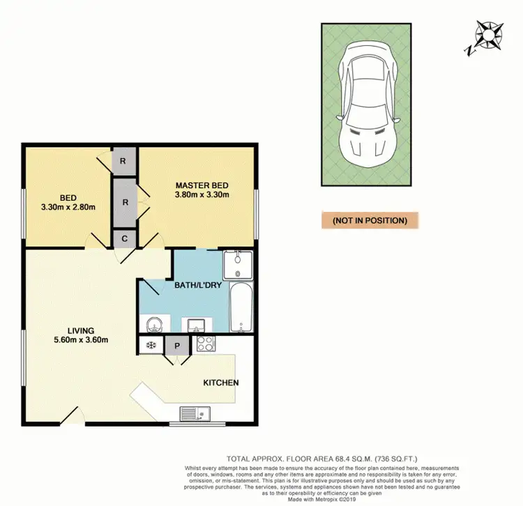 Floorplan of Homely unit listing, 7/224 Nepean Highway, Parkdale VIC 3195