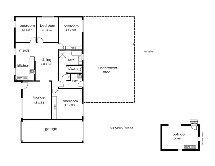Floorplan of Homely house listing, 50 Main Street, Lake Albert NSW 2650