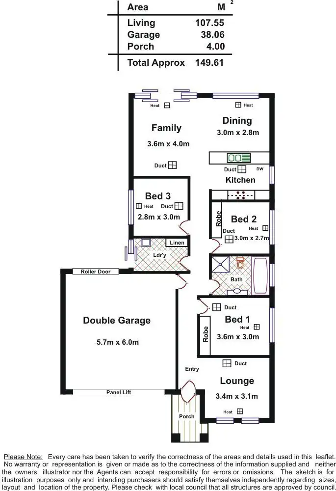Floorplan of Homely house listing, Address available on request