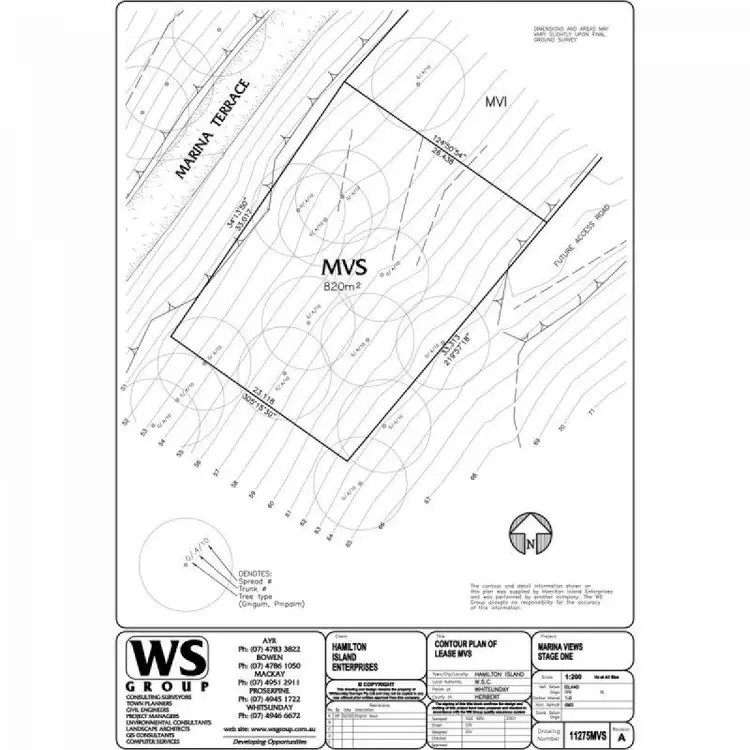 Floorplan of Homely land listing, LOT MVS, 4 Marina Terrace, Hamilton Island QLD 4803