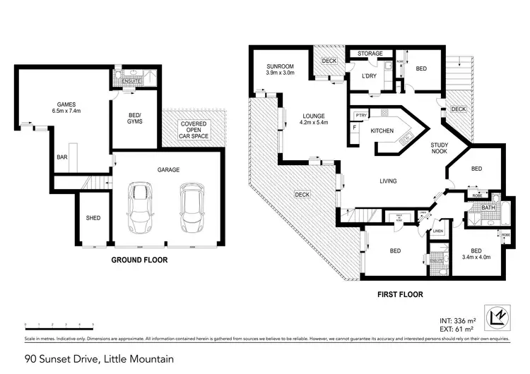 Floorplan of Homely house listing, 90 SUNSET DRIVE, Little Mountain QLD 4551