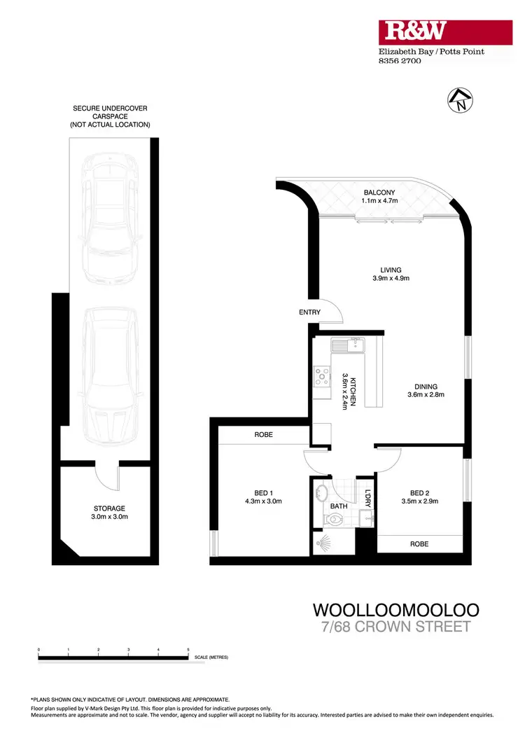 Floorplan of Homely apartment listing, 7/68 Crown Street, Woolloomooloo NSW 2011
