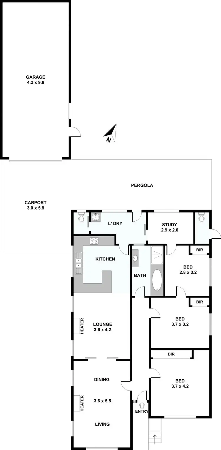 Floorplan of Homely house listing, 7 Callander Street, Hughesdale VIC 3166