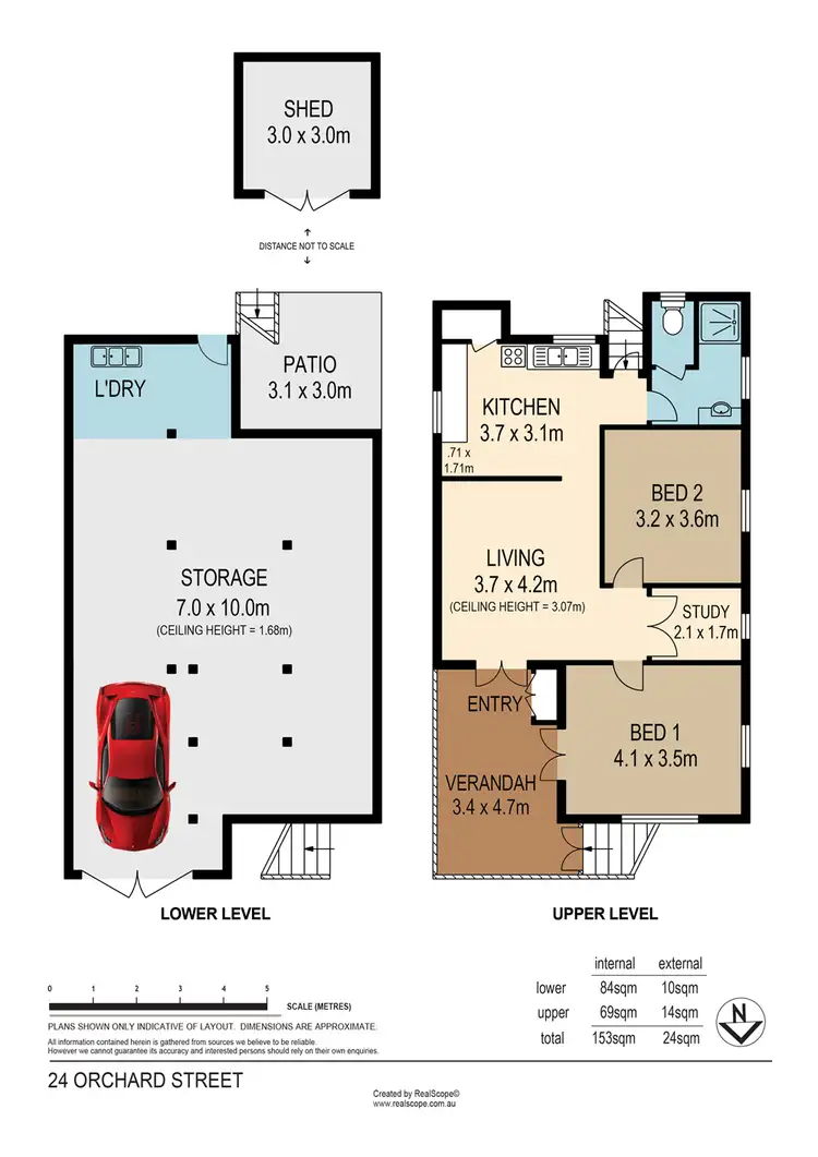Floorplan of Homely house listing, 24 Orchard Street, Hawthorne QLD 4171