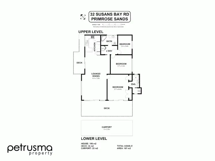 Floorplan of Homely house listing, 32 Susans Bay Road, Primrose Sands TAS 7173